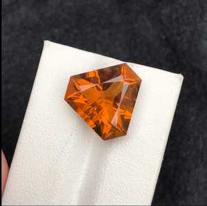 Piedra Preciosa de Citrino Natural Facetada Naranja, Citrino Limpio con Lupa, Piedra Suelta para Fabricación de Joyas, Suministro de Joyería DIY - Product Image 3