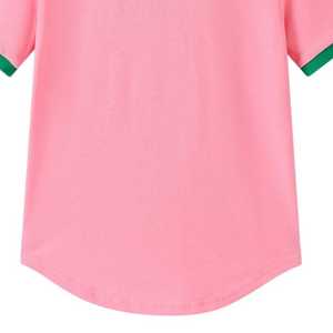 Chemise Henley rose AKA pour femme, broderie de lettres grecques, patte de boutonnage premium, haut décontracté, tissu de haute qualité, coupe confortable - Product Image 4