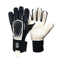 Gants de gardien de but en cuir professionnels fabriqués en usine OEM, haute qualité, antidérapants, fermeture auto-agrippante, couleurs personnalisables, dernier style