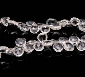 RAY FINE ORNATES Perles de pierres précieuses semi-précieuses en quartz rose facetté ovale, modèle ABBS023, certifiées par une tierce partie - Product Image 1