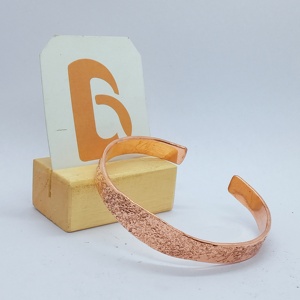 <b>Copper</b> Alloy Cuff <b>Bracelet</b> Antique <b>Copper</b> Plated Classic Style Unisex Jewelry - Product Image 5
