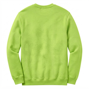 Sweat-shirt à capuche pour homme en molleton épais, couleur lime, 100% coton, 400g, manches longues, uni, vêtements d'automne, vente en gros OEM - Product Image 2