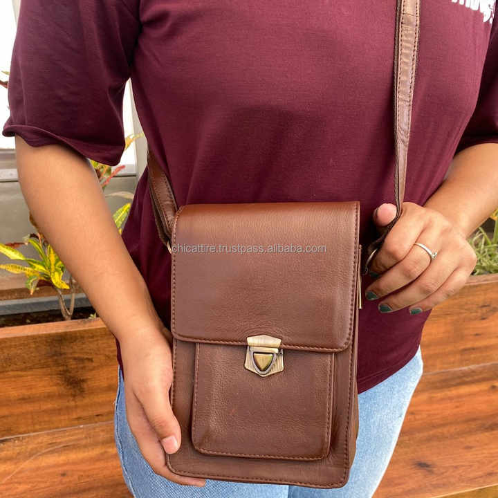 Customized Vintage Genuine Leather Men & Women Messenger Bag Business Shoulder Crossbody Bag Buffalo Leather Flap Satchel Bags