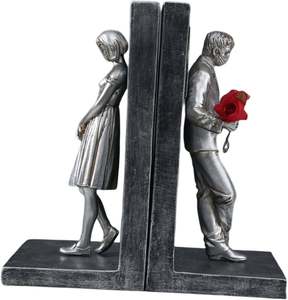 Metal Human Sculptural Bookends Contemporary Design Irregular Shape 2Pcs Handcrafted Decorative <b>Book</b> <b>Ends</b> - Product Image 4
