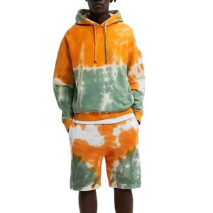 Best Style High Street Men's <b>Elastic</b> Waist Quick Dry Breathable Tie Dye Shorts 2026 Custom Sport Design Wholesale - Product Image 3