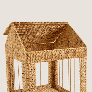 Panier de rangement pour jouets en jacinthe d'eau tressé à la main, panier de rangement écologique fabriqué au Vietnam, fournisseur B2B - Product Image 3