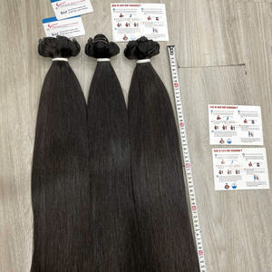 Extensiones de Cabello Humano Vietnamita Remy Virgen Súper Natural al por Mayor, Trama Doble a Máquina, 100% Natural, Liso, de Fábrica - Product Image 1