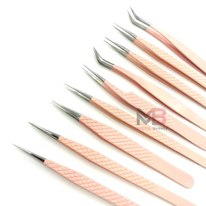 Pinzas Profesionales para Extensión de Pestañas con Punta Personalizada, Agarre Fuerte, Sensación Cómoda, Pinzas para Pestañas con Logotipo Personalizado - Product Image 5