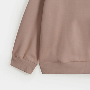 Sweat à capuche oversize pour homme en coton 100% de qualité supérieure, tissé, avec logo personnalisé imprimé sur le devant, 280 grammes - Product Image 4