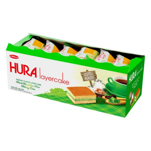 เค้กข้าวเหนียวสีเขียวฮูราเดมิ 300 กรัม เค้กฟองน้ำข้าวเหนียวสีเขียวเนื้อนุ่ม ราคาขายส่งสุดคุ้ม พร้อมส่งออก - Product Image 1
