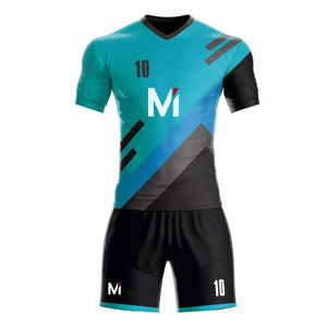 Uniforme de Fútbol Personalizado de Alto Rendimiento, Conjunto de Fútbol Premium con Impresión por Transferencia de Calor, Transpirable, Tallas Grandes, Jersey y Pantalones Cortos - Product Image 1