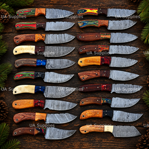 Cuchillo de Caza Damasco Personalizado Hecho a Mano, Hoja Fija, Punta Caída, Cuchillo de Supervivencia y Camping, Mango de Madera Exótica, 0.5mm de Grosor, OEM ODM - Product Image 6