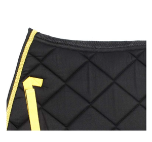 Premium Sheepskin Horse Saddle Pad Set with Matching Ear <b>Bonnet</b> | Hexagon Quilted Equestrian Saddle Cloth | Horse Riding - Product Image 2