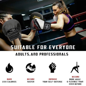 2 Objetivos de Entrenamiento de Boxeo Duraderos e Impermeables - Objetivos de Mano para Muay Thai, Taekwondo, Karate, Jiu-Jitsu y Judo - Product Image 6