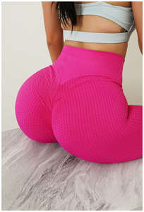Leggings de yoga pour femmes, personnalisés avec logo, sexy, fitness, anti-cellulite, taille haute, longueur intégrale, séchage rapide, en nylon, pour hommes - Product Image 4