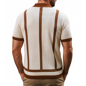 Chemises polo pour hommes personnalisées avec logo imprimé, vêtements décontractés de haute qualité, dernier design, faciles à porter, en vente en ligne - Product Image 2