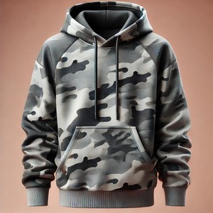 Sweat-shirt à capuche pour homme en coton 100% de qualité supérieure, imprimé, streetwear personnalisé - Product Image 3