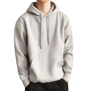 Sudadera con Capucha Informal de Moda para Otoño e Invierno, Manga Larga, Color Sólido, 100% Algodón, Felpa, Oferta de Sudaderas de Invierno - Product Image 3