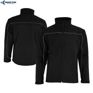 Chaqueta Soft Shell Personalizada al por Mayor con Cuello Alto y Bolsillo Frontal, Ecológica y Transpirable para Senderismo, Camping y Trekking - Product Image 4