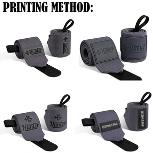 Bandes de compression élastiques rayées personnalisées pour le sport, soutien du poignet pour la musculation et le fitness, vente en gros - Product Image 5