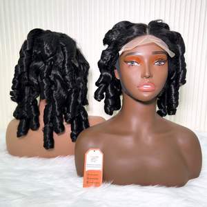 Perruques Lace Front de cheveux humains bouclés ondulés de qualité supérieure 5*5 HD perruques Lace Front pour les femmes noires meilleur prix - Product Image 1