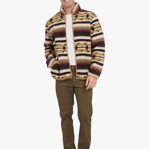 Nouvelle Arrivée 2026 – Veste d'hiver matelassée en polaire Sherpa grande taille pour homme, col rond, décontractée, pour l'extérieur, avec logo frontal, personnalisable, haute qualité - Product Image 5