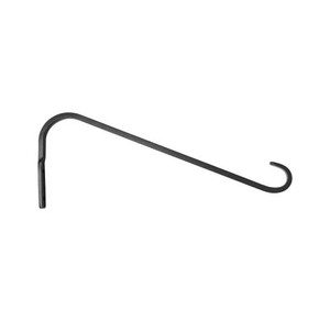 Metal Wall Hook Carbon Steel Powder Coated Rust Resistant Single Tier Wardrobe Clothing Hook Rectangle Shape - Product Image 1