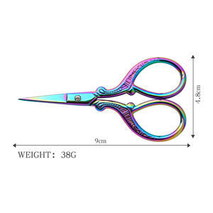 กรรไกรปักผ้าแบบน้ำหนักเบาพร้อมดีไซน์ด้ามจับตามหลักสรีรศาสตร์ เครื่องมือตัดเย็บคุณภาพพรีเมียมสำหรับงานปักและงานควิลท์ - Product Image 3