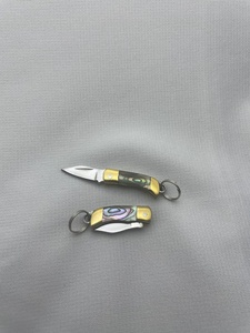 Juego de cuchillos plegables pequeños hechos a mano con diseños de mango variados, funda de cuero, cuchillos de caza de bolsillo EDC ODM para supervivencia, fabricados en EE. UU. - Product Image 2