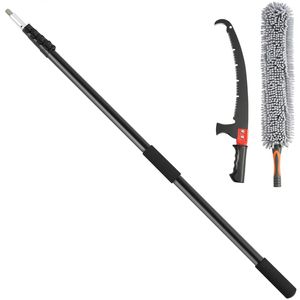Sécateur manuel léger en aluminium, extensible jusqu'à 1,5 m, avec lame en acier tranchante pour la taille des branches hautes - Product Image 3