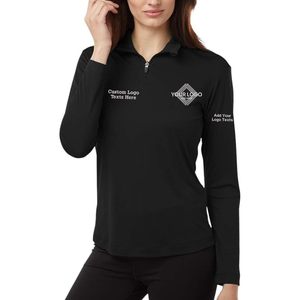 Sudadera Personalizada con Cierre de Cremallera de un Cuarto para Mujer, Tops Deportivos con Logotipos y Textos Personalizados 41870L - Product Image 2