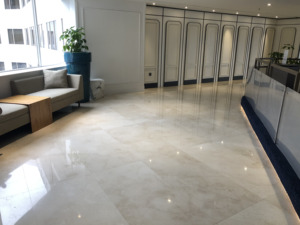 First Quality Durable Modern Cream <b>Marble</b> Tiles with Polished Surface for Living Room Floor and Wall Cut-to-Size Export Quality - Product Image 4