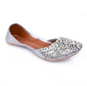 Sandalias de Fiesta al por Mayor, Jutti Punjabi para Mujer, Zapatos Khussa, Zapatos Indios, Calzado Elegante para Bodas de Verano, Zapatos Khussa - Product Image 4