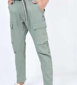 Pantalones Cargo Casuales para Mujer, para Exteriores, con Múltiples Bolsillos, Transpirables, Cómodos, de Mezcla de Algodón, Estilo Urbano - Product Image 4