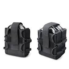 กระเป๋าใส่ของแบบยุทธวิธีเดี่ยว/คู่ ทำจากไนลอน พร้อมสายรัดแบบปลดเร็ว ชุดปลอกแบบ Molle  แบบมาตรฐาน/แบบมีบานพับ/แบบมีโซ่  ซองแบบนิ่มด้านใน - Product Image 2