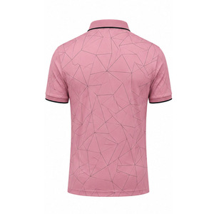 เสื้อโปโลชายแบบกำหนดเอง ผ้าโพลีเอสเตอร์ แห้งเร็ว แขนสั้น สำหรับกอล์ฟ เทนนิส กีฬา ชุดทีม ขายส่งจากโรงงาน รับผลิตแบบ OEM ODM สหรัฐอเมริกา - Product Image 2