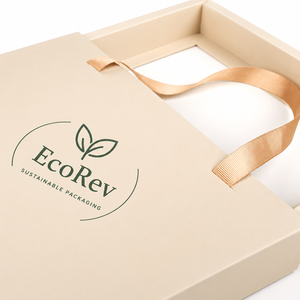 Custom Eco-Friendly Art Paper Square Gift <b>Box</b> Gold Foil Hot Stamping Embossing Ribbon Handle for Jewelry Sliding Drawer Storage - Product Image 3