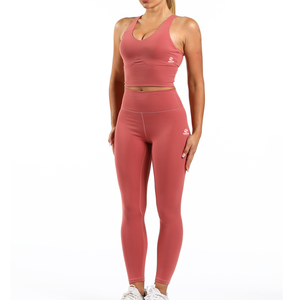 Conjunto de 2 Piezas para Mujer, Top Corto sin Mangas para Gimnasio, Shorts Deportivos de Alta Calidad, Ropa Deportiva, Conjunto de Yoga - Product Image 1