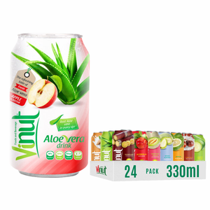 Pour VINUT 330ml sans sucre Aloe Vera jus boisson fruits boisson Vietnam fabricant OEM/ODM échantillon gratuit en gros privé - Product Image 1