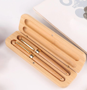 Support à stylos en bois avec fentes, personnalisable, prix compétitif, fabrication professionnelle, boîte à stylos rectangulaire en bois naturel moderne - Product Image 5