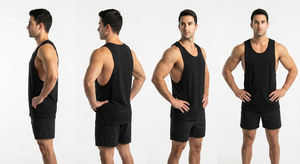 Men Gym Fitness <b>Stringer</b> Tank Top Scoop Neck Bodybuilding Trainer <b>Vest</b> Top Cotton Men Workout Wear Breathable <b>Stringer</b> <b>Vest</b> - Product Image 6
