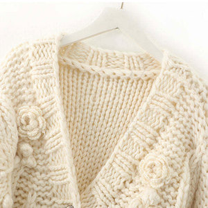 Cardigan pour femme, boutonné devant, en tricot, décontracté, à porter au quotidien, mode, cardigan pour femme EN SOLDE - Product Image 4