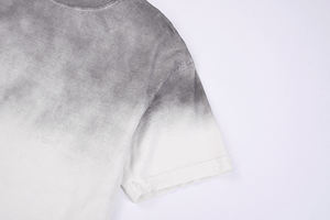 T-shirt oversize délavé à l'acide, effet vintage, coupe carrée, en tissu épais, avec motif graphique, streetwear uni, coupe courte - Product Image 3