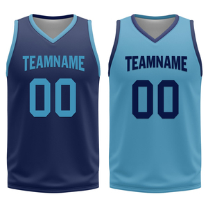 Uniforme de basketball sur mesure de qualité supérieure 100% polyester avec option grande taille, propriétés antibactériennes et anti-humidité - Product Image 2