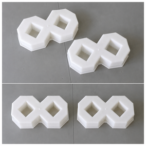 Moule en plastique PP pour pavés en béton en forme de 8, directement de l'usine - Product Image 1