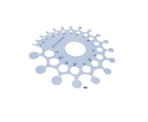 Juego de herramientas de alta calidad para la fabricación de joyería, con calibre circular de aluminio premium y el mejor producto al precio más bajo al por mayor. - Product Image 1