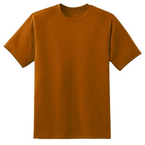 T-shirt uni à col rond pour homme en polyester/coton, respirant, écologique, décontracté, confortable, à porter au quotidien - Product Image 6