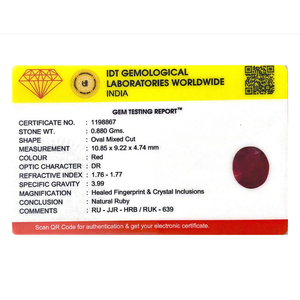 Certified Natural Ruby 4.4 Carat Loose Gemstone for Fine Jewelry - Product Image 4
