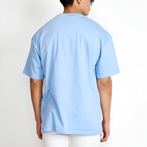 เสื้อยืดผู้ชายสีสันตัดกัน แขนสั้น สไตล์ลำลอง สตรีทแวร์ แฟชั่นฤดูร้อน ผ้าฝ้าย รับผลิตตามสั่ง ขายส่ง ผู้ผลิต OEM คุณภาพส่งออก - Product Image 2