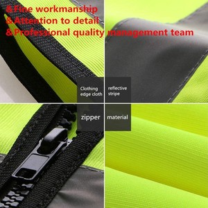Échantillon le plus demandé 1 pièce MOQ Gilet de sécurité haute visibilité personnalisé avec logo imprimé pour hommes et femmes Commandez maintenant - Product Image 4